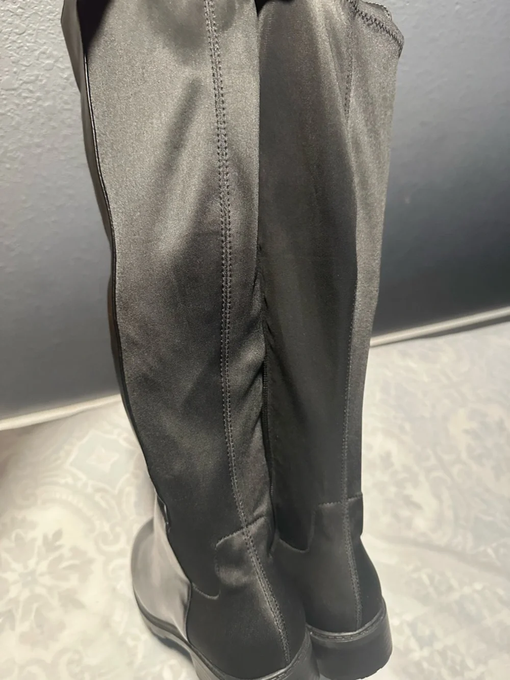 Anne Klein Black under the knee women Boots